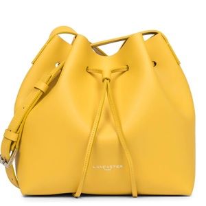 Lancaster Large Bucket Bag in Yellow